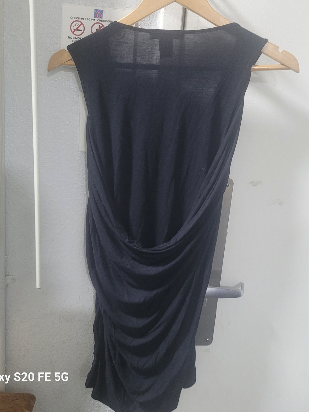 Willi Smith Black Sequin Scoop Neck Tank - Picture 4 of 5